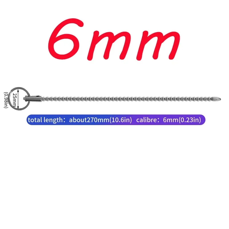 Fém Horse Eye Stick péniszdugó Húgycső gyöngy elektromos sokk Húgycső stimulátor Hangos maszturbáció Climax Szexjáték férfiaknak
