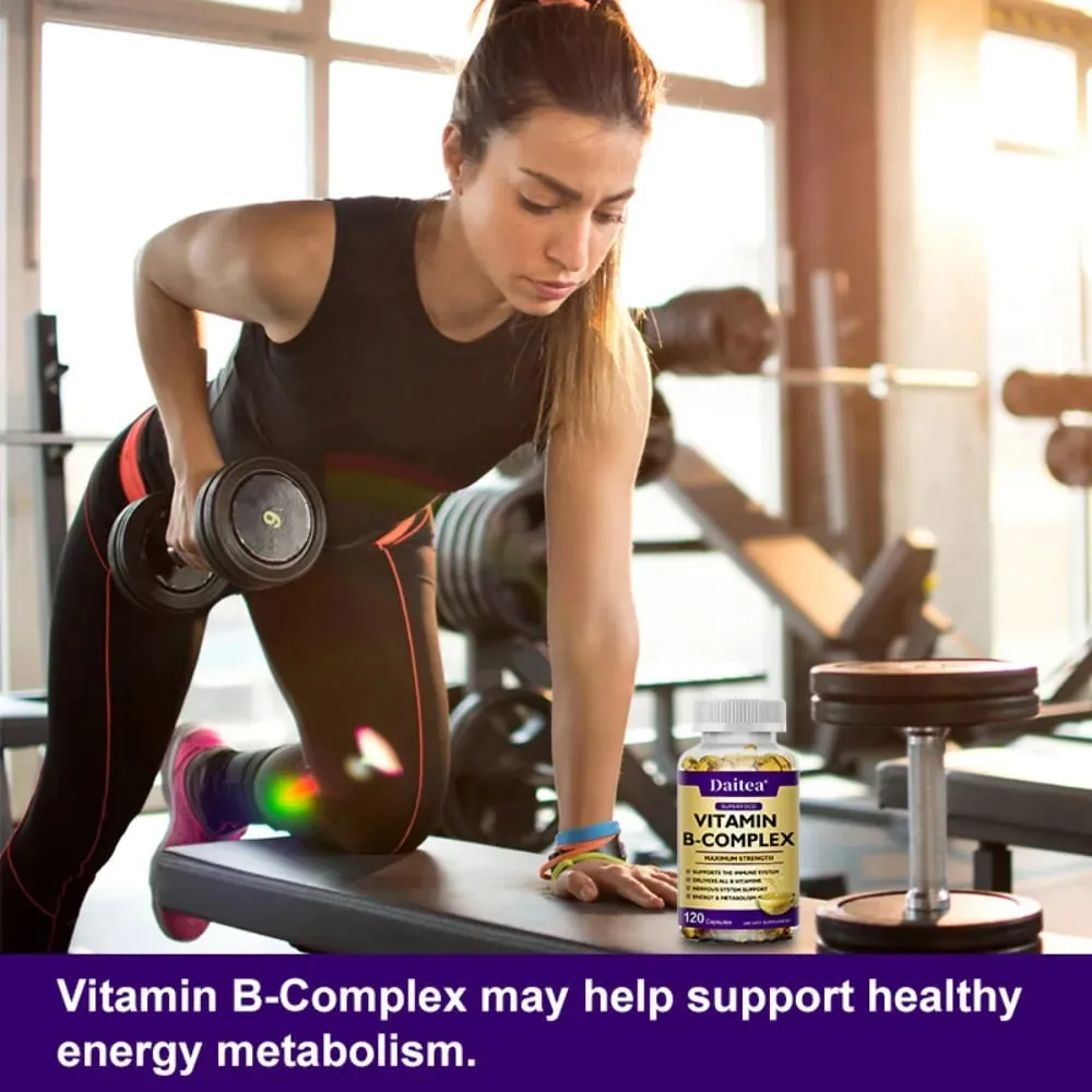 B-vitamin komplex – Az immunrendszert támogató kiegészítő elősegíti az agy egészségét és az idegrendszert, fokozza az energiát és javítja az éberséget