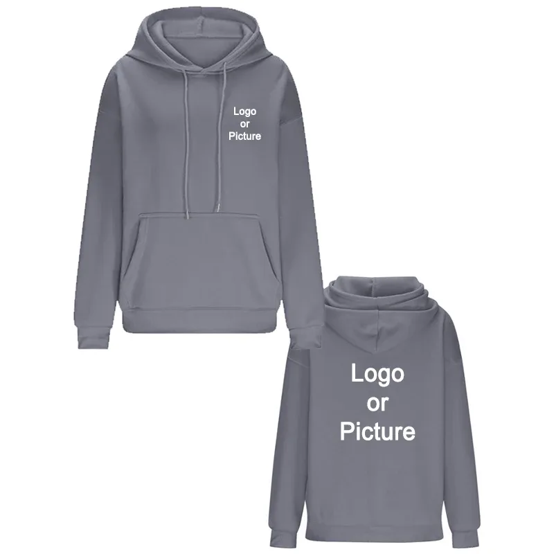 Sweat à capuche surdimensionné pour femmes, Design personnalisé, imprimé, ample, manches longues, épaules tombantes, pulls, pulls Sudadera