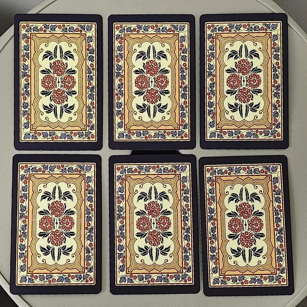 Grand Jeu De Mlle Lenormand Deck 9*6cm Printed on 350GSM Double Embossed Cardstock 54 Pcs Lenormand Oracle Cards