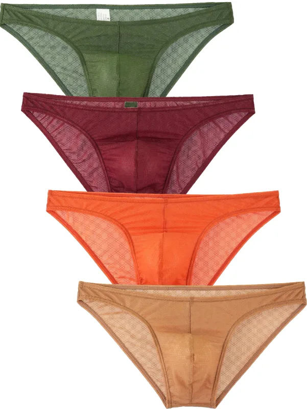 Men Briefs Underwear Men's Sexy Mesh Breathable Underpants Fashion Mens Briefs Bikini Underwear Shorts Male Panties K108 — image 6