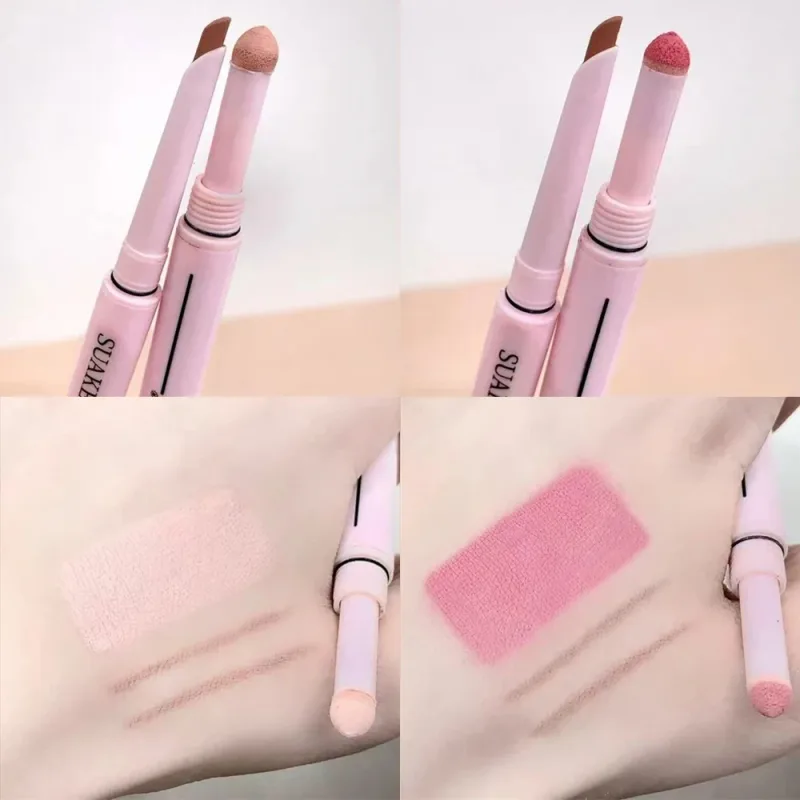 Dual End Glitter Matte Aegyosal Pen Brightening Highlight & Shadow Stick szemsmink fekvő selyemhernyó szemceruza gél ceruza 애교살 펜 — image 12