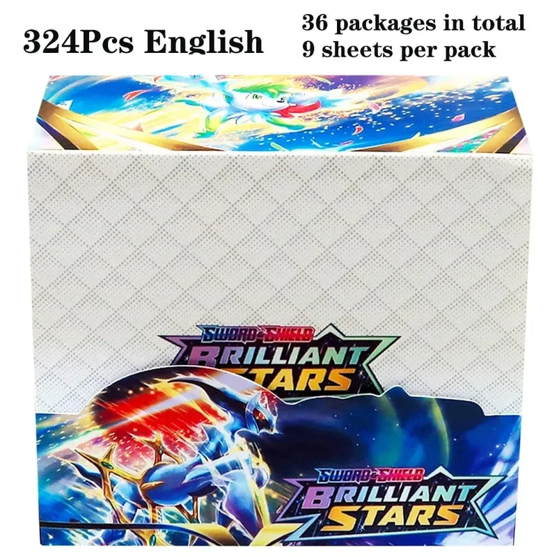324Pcs Pokemon TCG: Sword & Shield Tempest Bonds Booster Box Trading Card Game Pokemon Kids Toys Επιτραπέζιο παιχνίδι — image 12