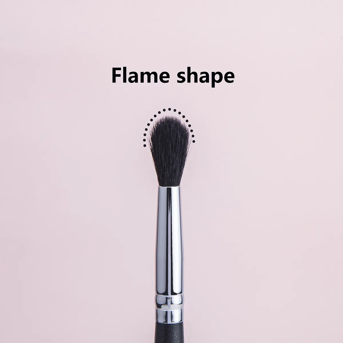 224 Crease Brush Eye Shadow Crease Blending Makeup Brushes High Quality Flame Shape Goat Hair Eye Shadow Crease Makeup Tool