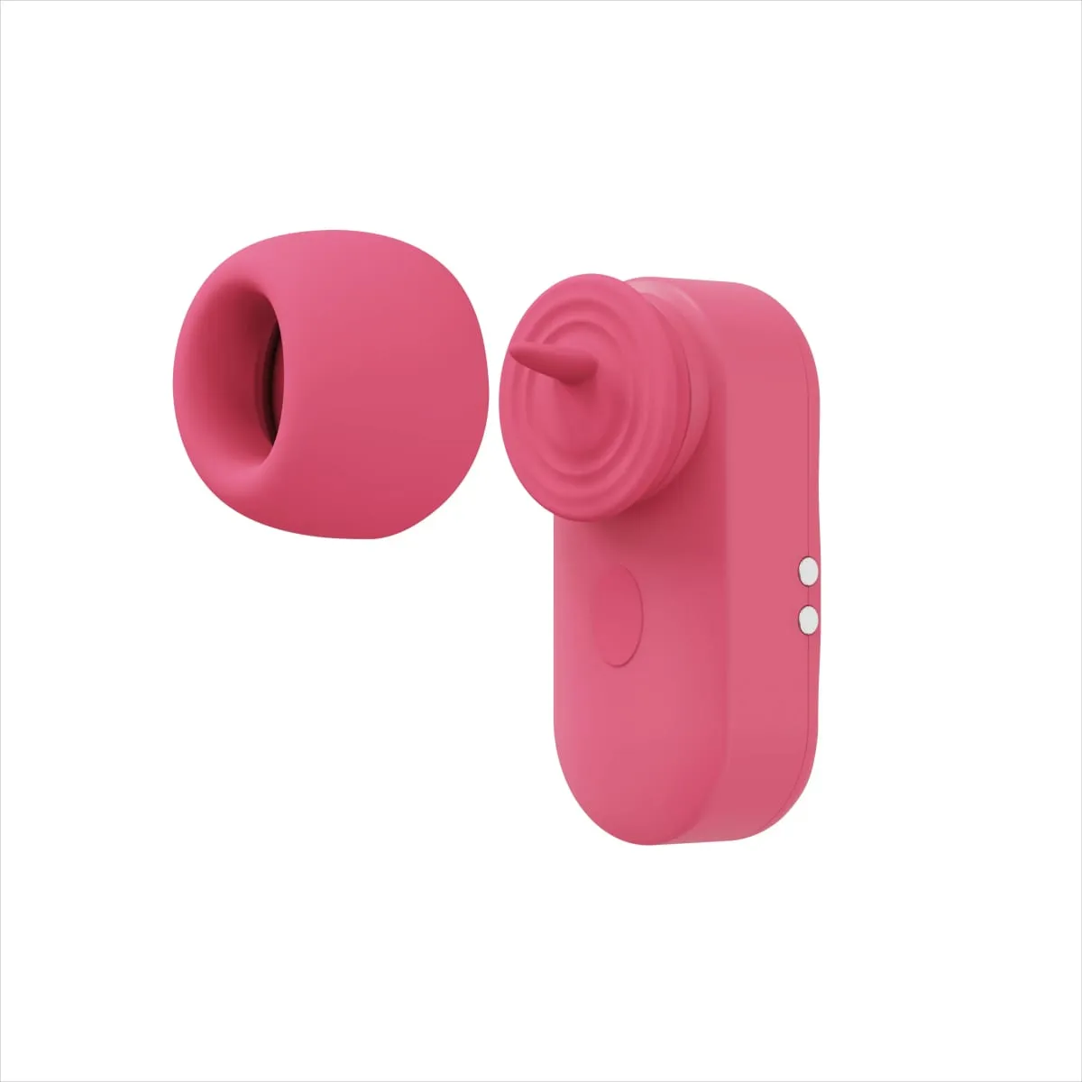 2 in 1 Mini Sucker White Licking and Sucking Mini Vibrator Earphone Shape Sex Her Toy Pleasure Woman Nipple Clitorial 18+