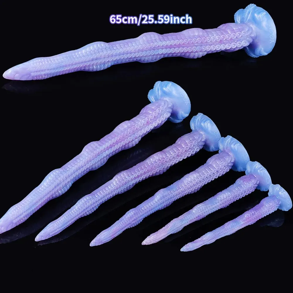 Μέγεθος XL Super Long Octopus Dildo Fantasy Dildo με βεντούζα πλοκάμι σιλικόνης Πρωκτικό παιχνίδι σεξ για γυναίκες Ανδρικό μασάζ πρωκτού και σημείου G