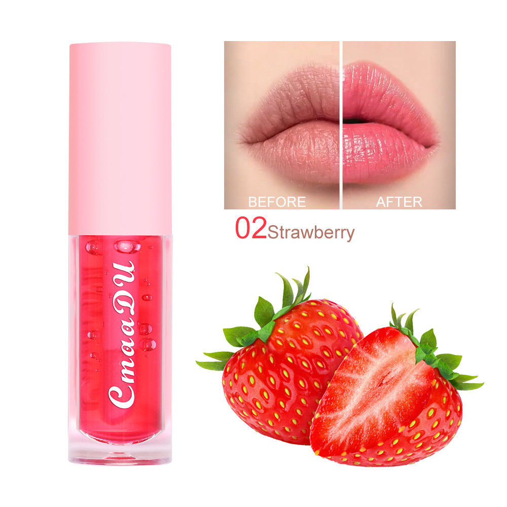6 Color-Changing Lip Gloss Fruity Scent Moisturizing and Long-Lasting Smooth Hydrating Temperature-Activated Lip tint
