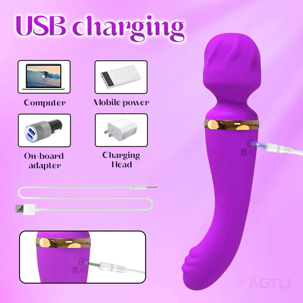 Ισχυρός δονητής AV για γυναίκες Θηλή G spot Clitoris Stimulator Magic-Wand Dildo Γυναικείο Αυνανισμός Παιχνίδια σεξ ενηλίκων Γρήγορος οργασμός