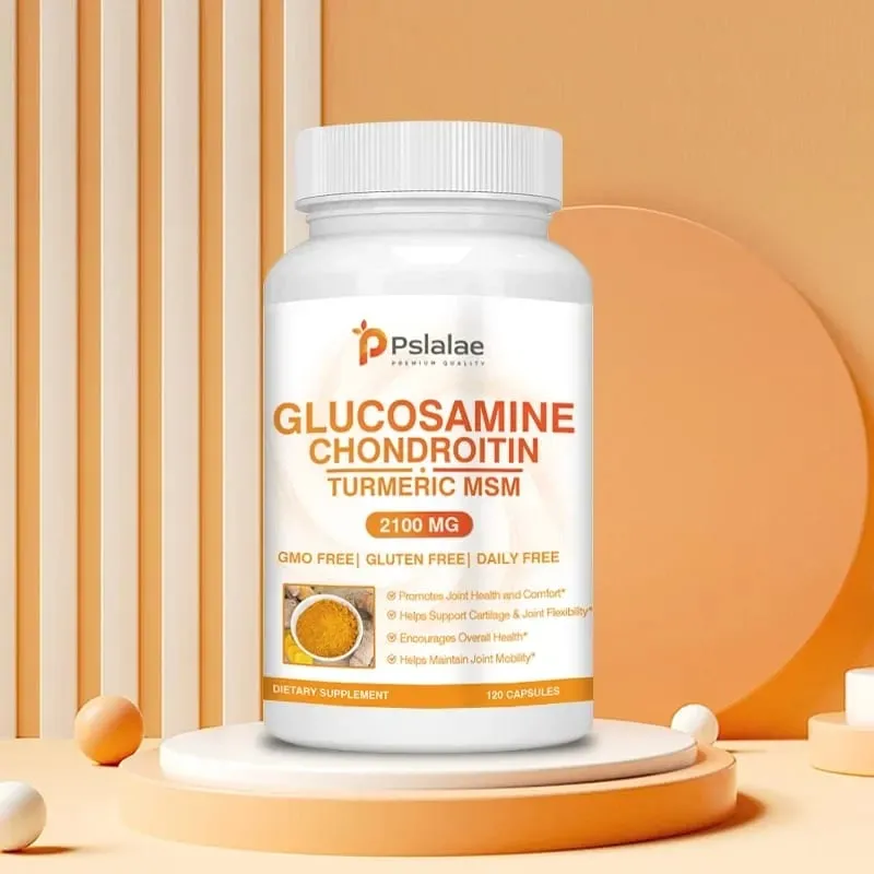 Chondroitin Turmeric MSM Glucosamine Triple Strength 2100 Mg for Hips Knees Joints & Back Comfort - Joint Supplements — image 2