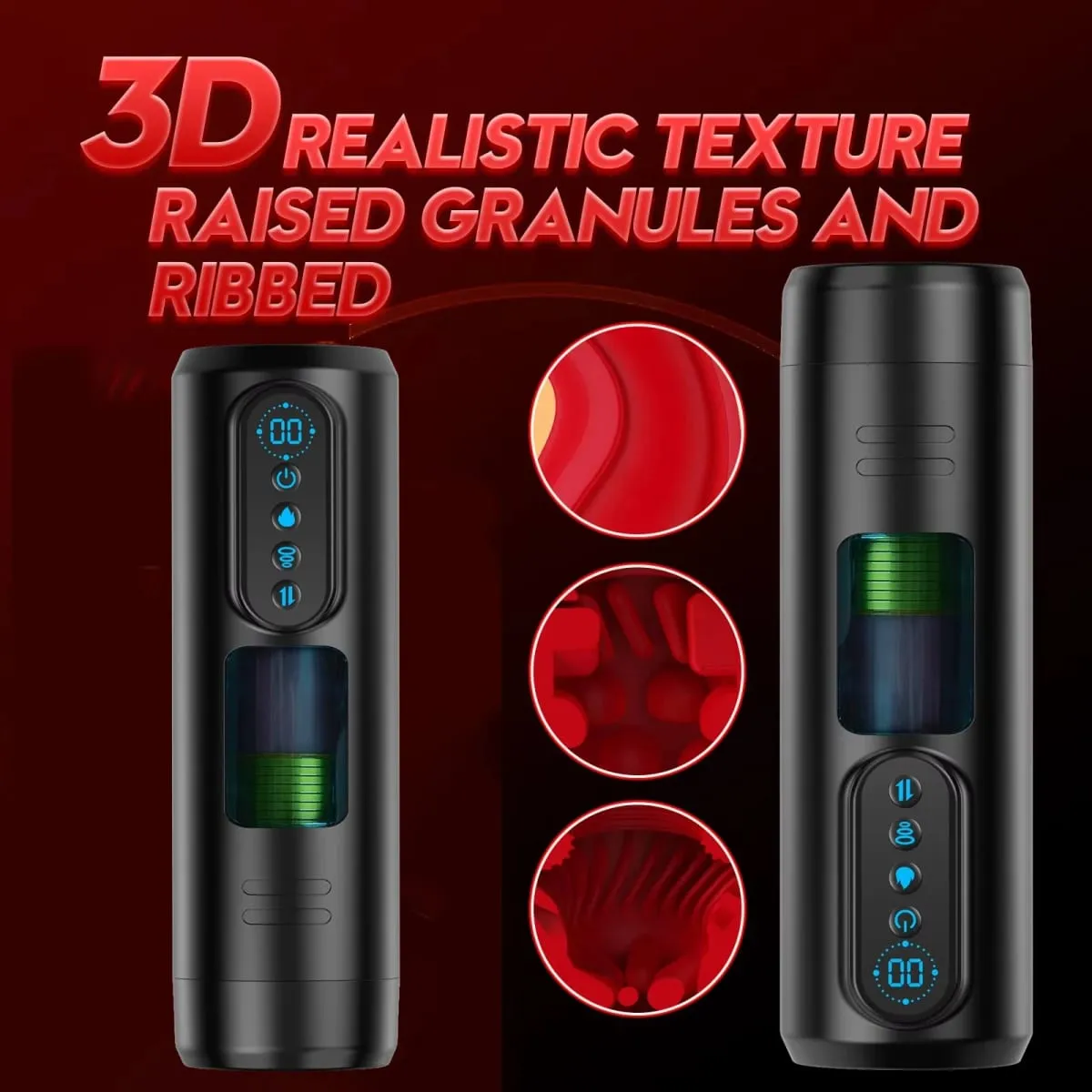 LCD Automatic Sucking Male Masturbator 9 Thrusting Vibration Blowjob Machine Heating Pussy Penis Pump Masturbation Cup Sex Toys