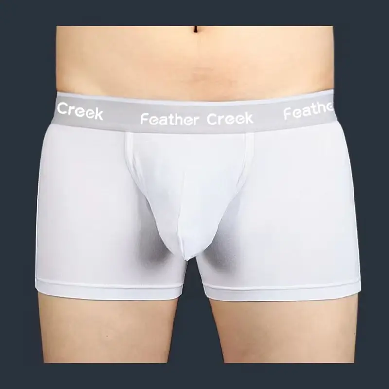 Mens Everyday Large Pouch Underwear U Convex Bulge Enhancing Durable Seamless Cotton Briefs Breathable Low Rise Boxer Shorts Fit