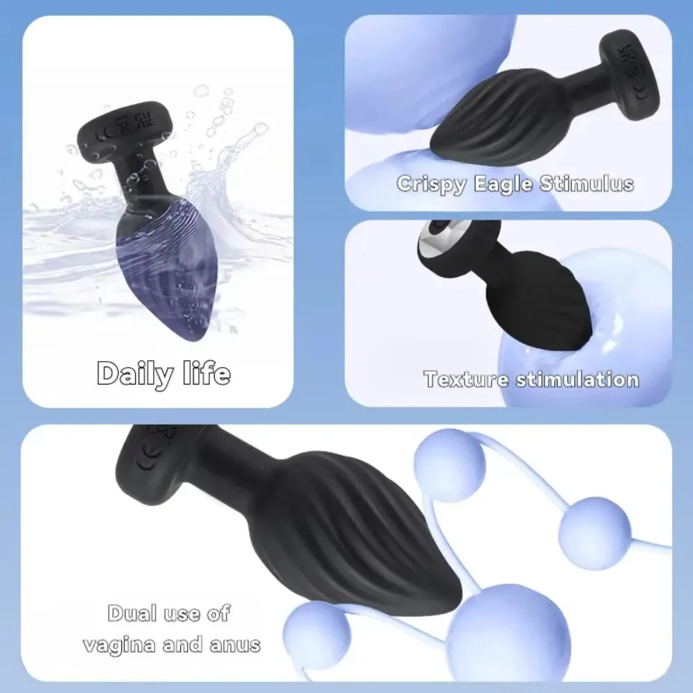 Wireless Anal Vagina Vibrator Butt Plug Men Prostate Massager Stimulator Female Masturbator Adult Sex Toys for Women Men Gay — image 5