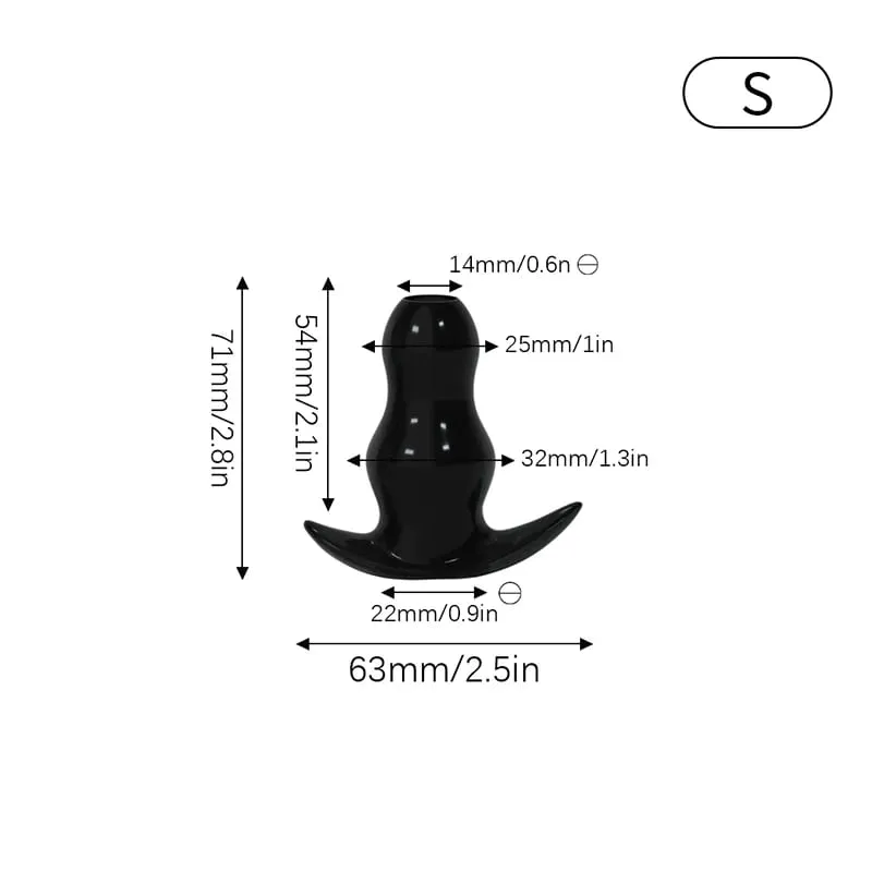 5 Sizes Hollow Anal Plug/Dilator/Dildo Soft Speculum Prostate Massager Butt Plug Set Intimate/Enema Sex Toys For Women Men Gay — image 20
