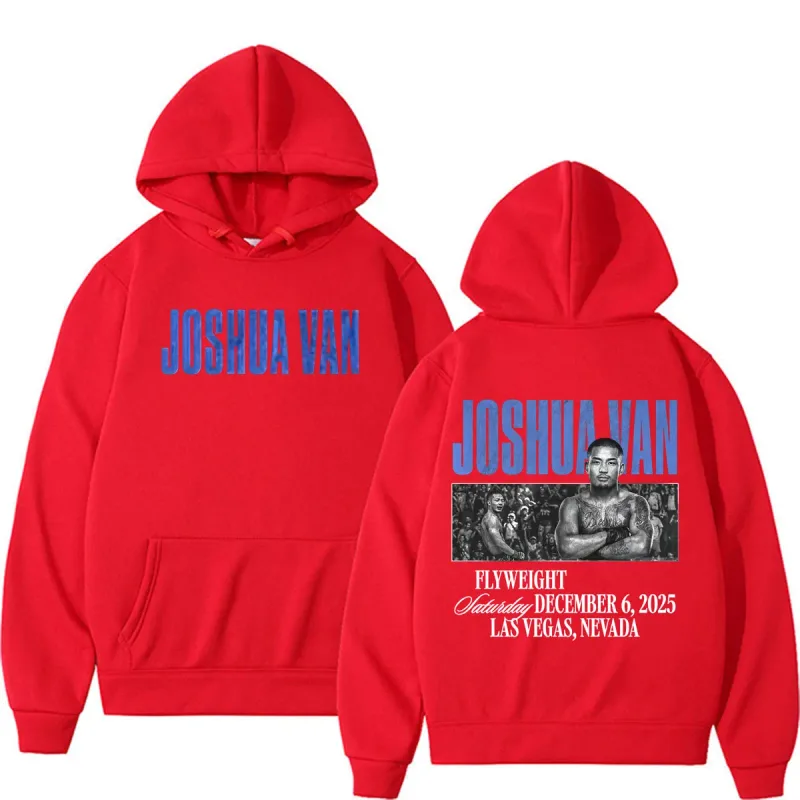 Joshua Van The Fearless Fan Geschenke Hoodies Herrenbekleidung Gewalt Ästhetisches Sweatshirt Lässiger Bodywarmer Fleece Hoodie Pullover