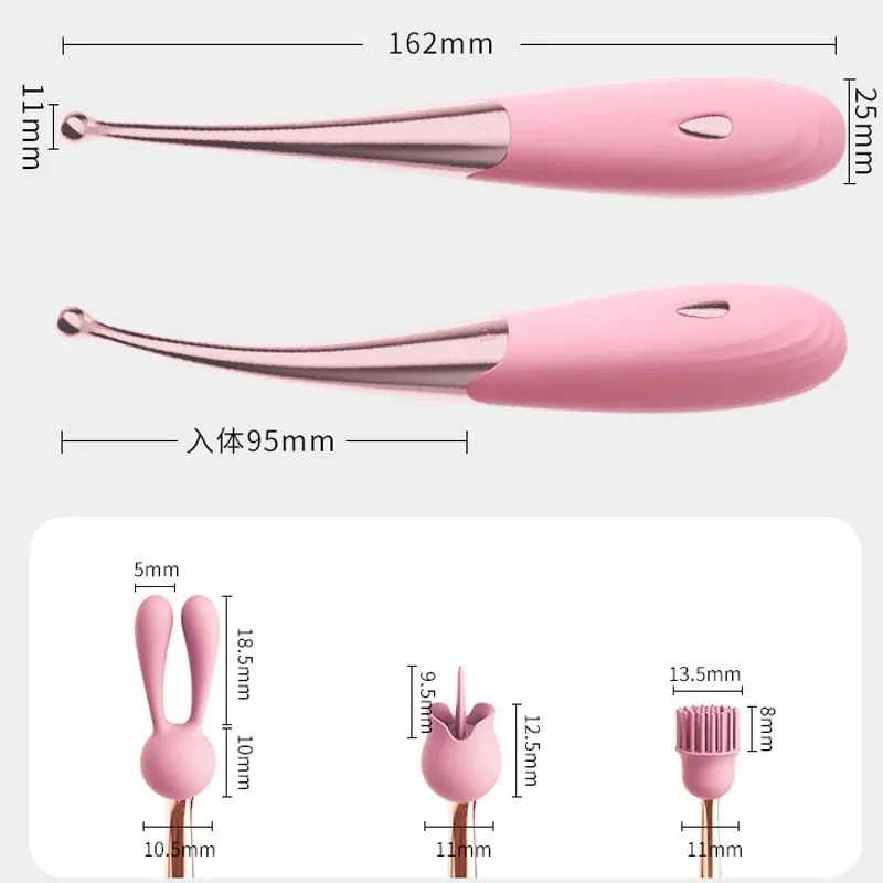 Silicone G-spot Vibrator Mini Vibrator 12 Speed Anal Nipple Clitoris Stimulator Massager Adult Sex Toys For Women Masturbator — image 4