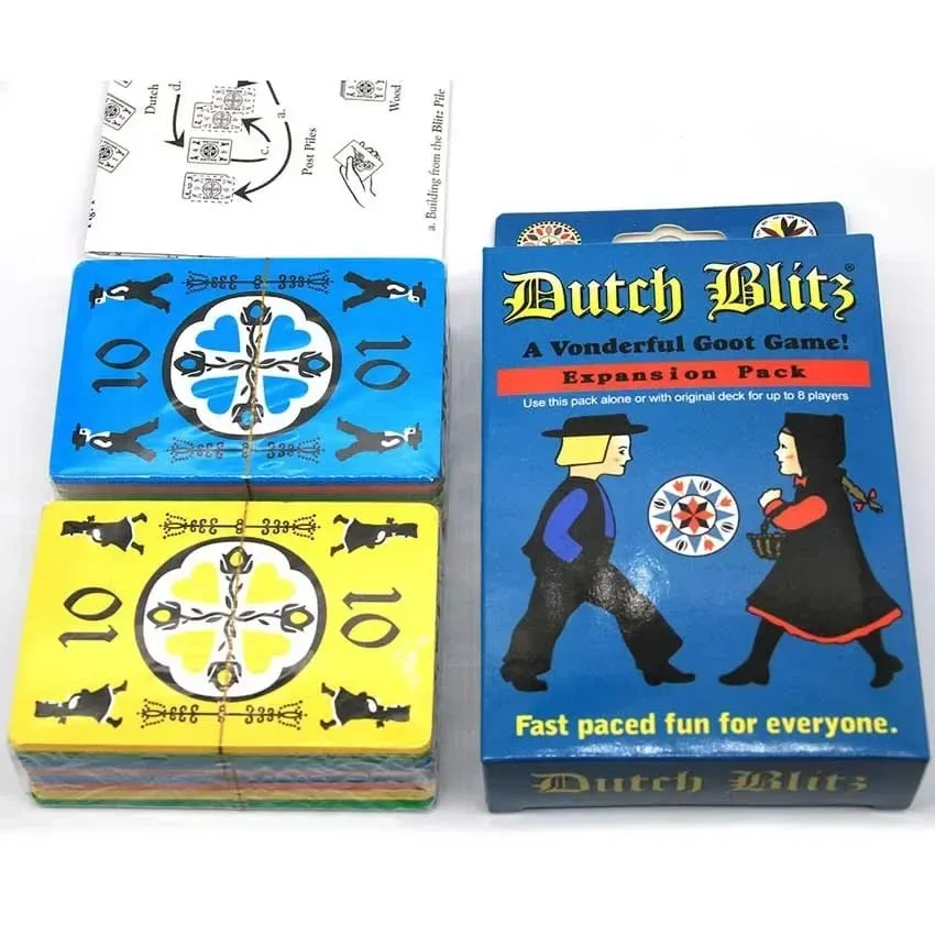Dutch Blitz The Original Fast Paced Card Game Contains 160 Card Quick And Easy To Learn Great Family Game For Everyone For 2