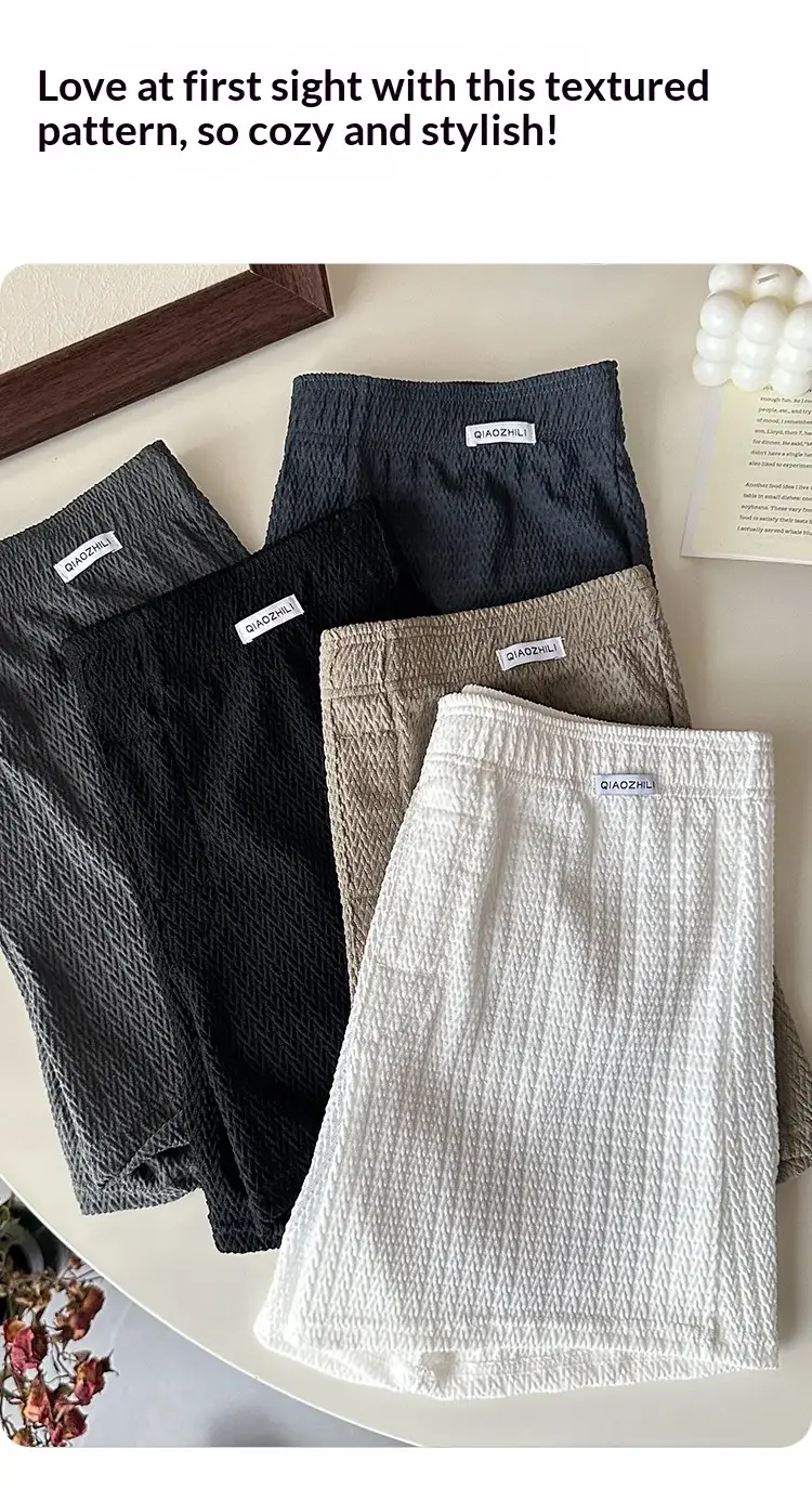 New Men's Ice Silk Jacquard Boxer Shorts, Loose and Breathable, Large Size, Square-Cut, Home Casual Simple Men's Underwear — image 8