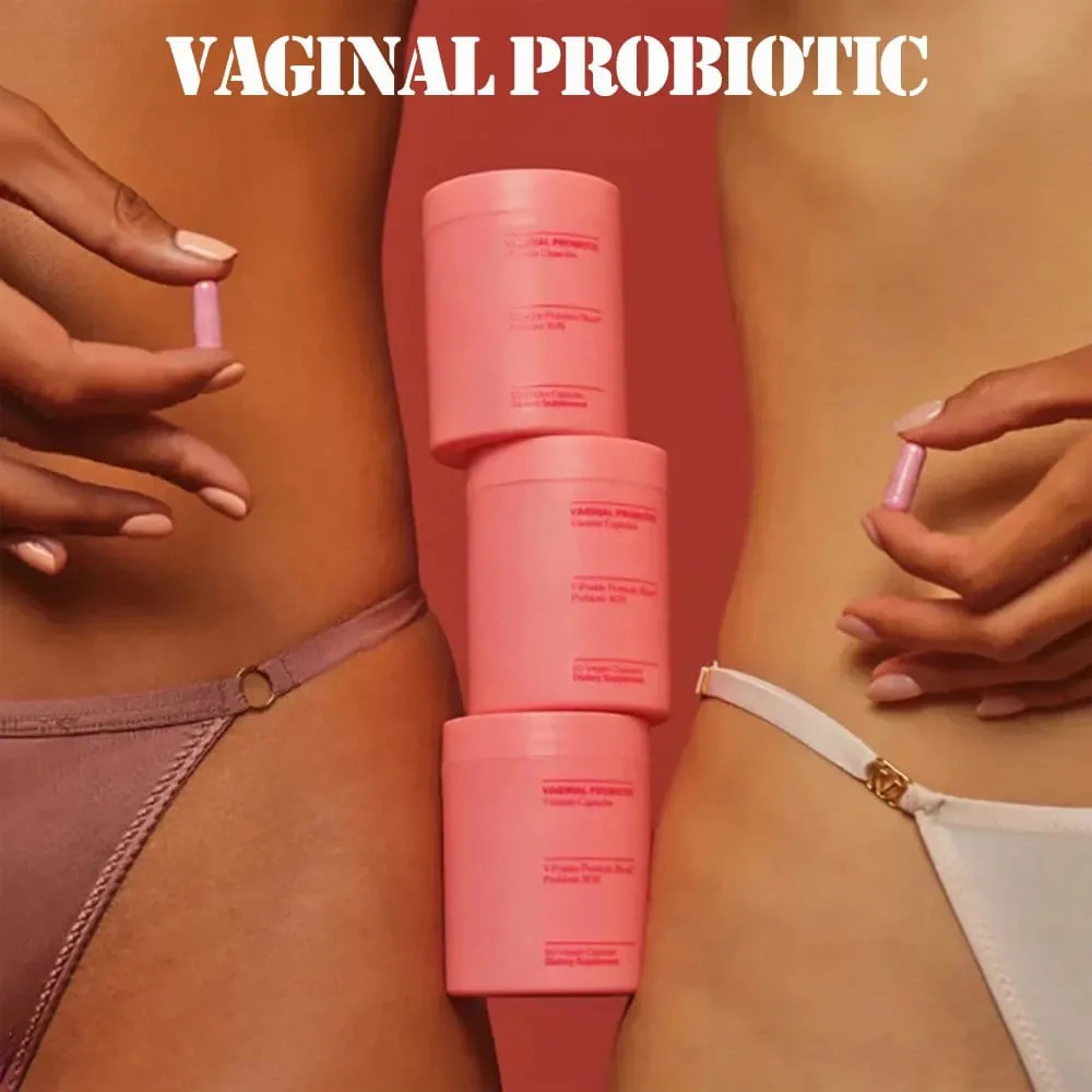 Women's Vaginal Probiotic Vitamin Capsules Support Urinary Tract and Vaginal Health Lactobaccilus & V-Positiv Probiotic Blend