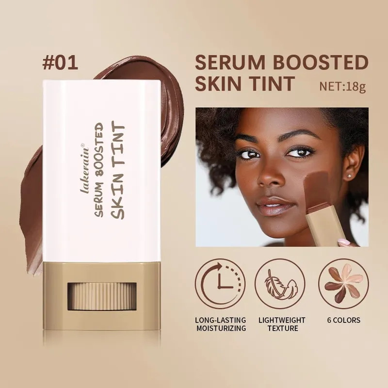 Foundation Stick & Loose Setting Powder Water-Resistant Longwear Full Coverage Oil-Control Beginner Makeup Set Christmas Gift