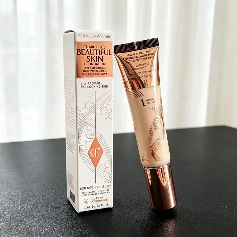 Charlotte Tilbury Setting Powder Compact Lip Gloss Foundation Two-tone Blush Eyeshadow Palette Lightweight Delicate Long-lasting