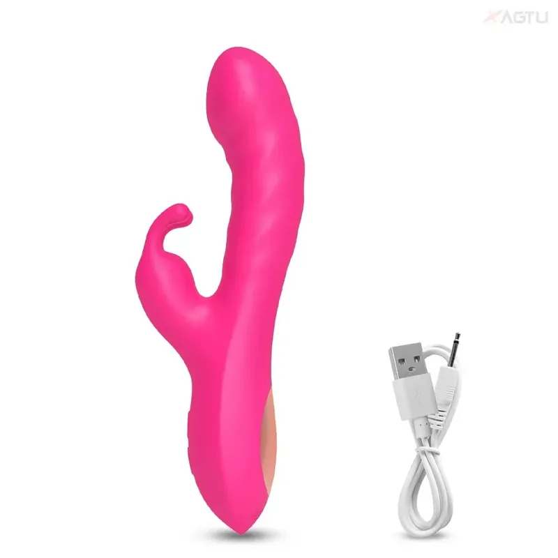 G Spot Rabbit Vibrator for Women Nipple Clitoris Stimulator Powerful Dildo Vagina Massager Adults Masturbator Female Sex Toy