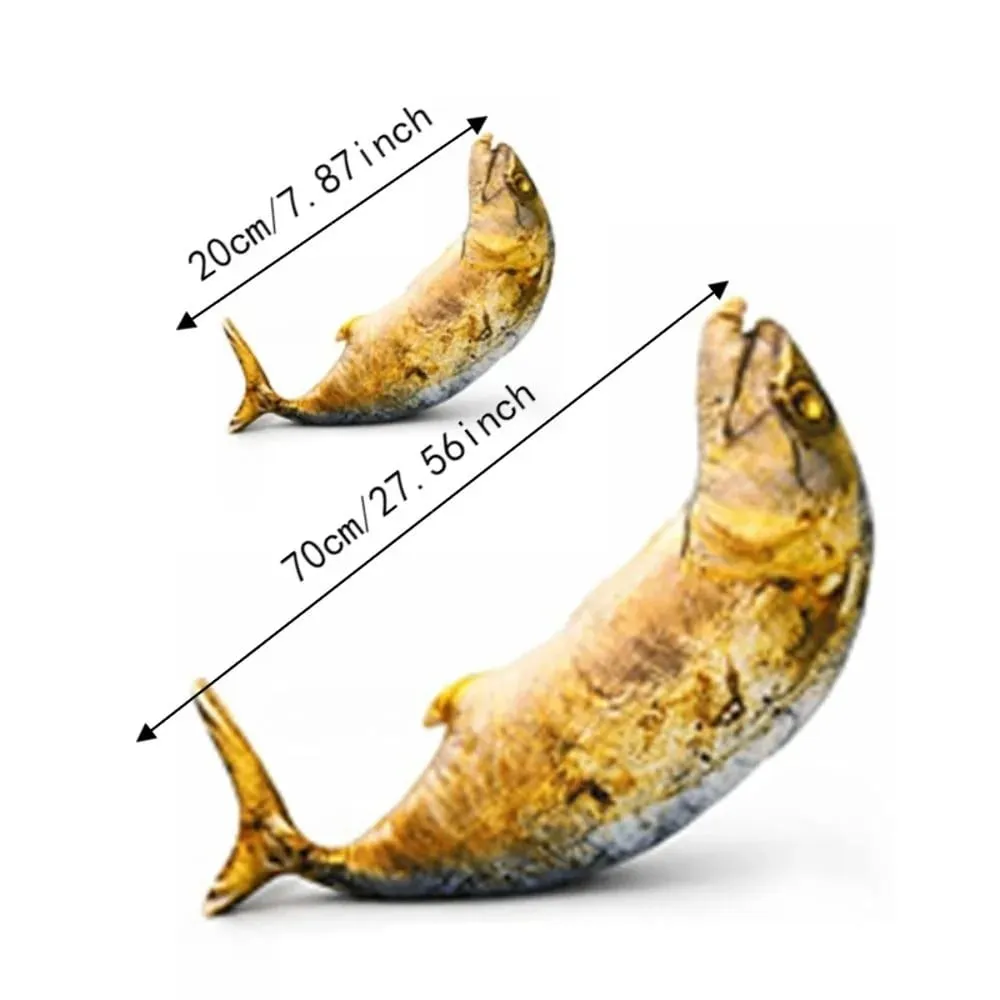 New Realistic Mackerel Plush Pillow Plush Soft Stuffed Fish Plush Toy Food Plush Toy Sofa Bed Decor