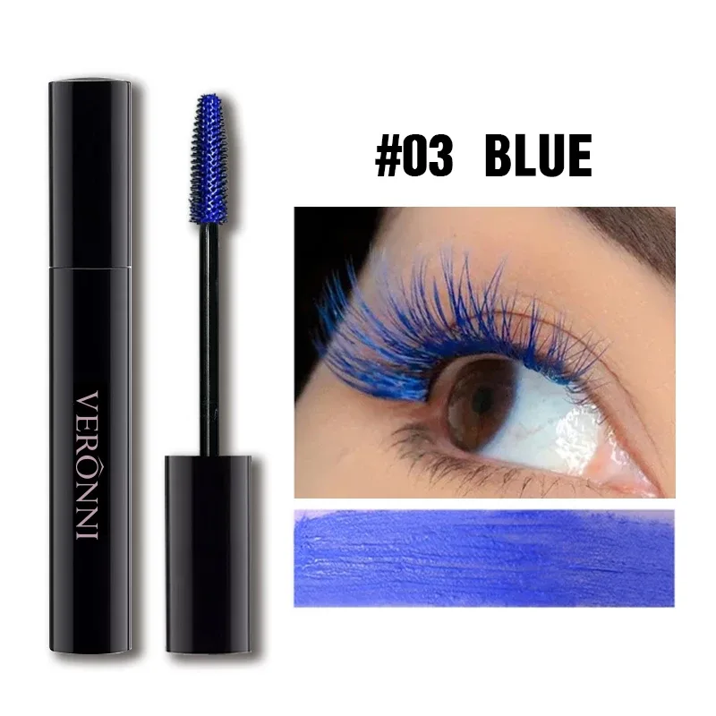 Mascara 7 Shades Colorful Waterproof Long Lasting Curling Lengthening Thick Eyelash Makeup Party Cosplay Festival Eye Makeup Cos — image 8