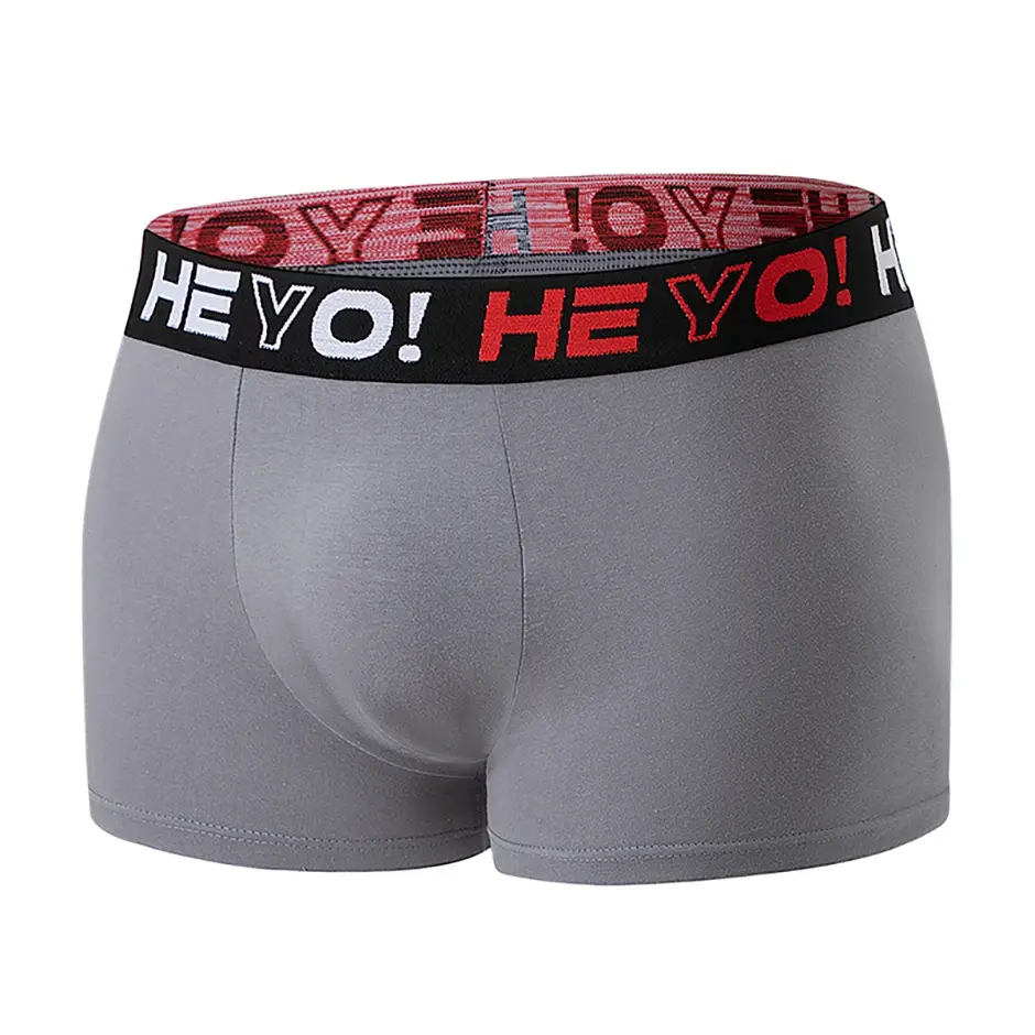 4/10 Piece Set Of Multi-color Men's Underwear Comfortable And Soft Cotton Flat Angle Pants Elastic Waist Sports Base Shorts