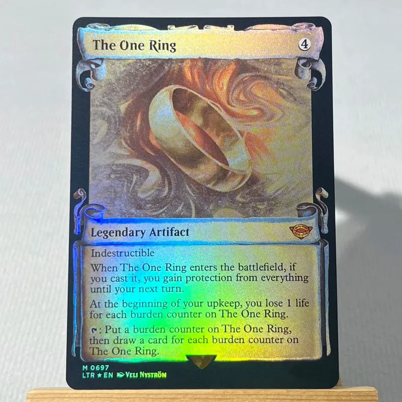 TCG Proxy Cards Deck Borad Games הולוגרמה בודדת לוטוס שחור Power9 Dual Landes The One Ring — image 15