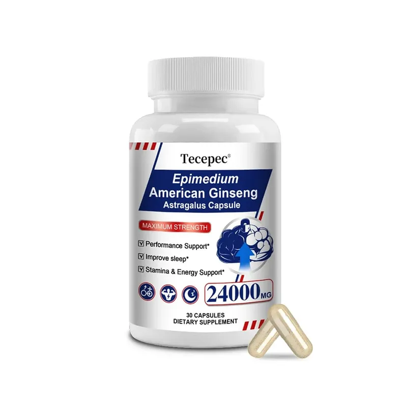 Κάψουλες Ginseng & Astragalus Υποστηρίζει Δύναμη Αντοχή & Ενέργεια Προωθεί τον ύπνο Φυσική Υποστήριξη Ανοσοποιητικού 30/60/120 Κάψουλες