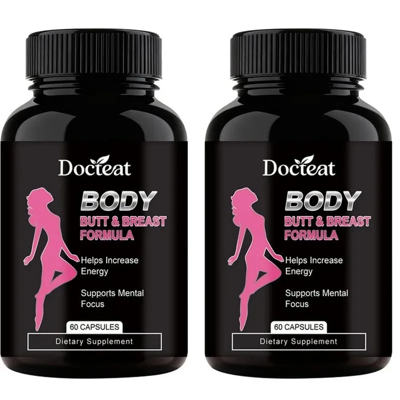 A Docteat Body Butt & Breast Formula kapszula kreatin és tejsavó 60 kapszula segítségével növeli az energiát és támogatja a mentális összpontosítást