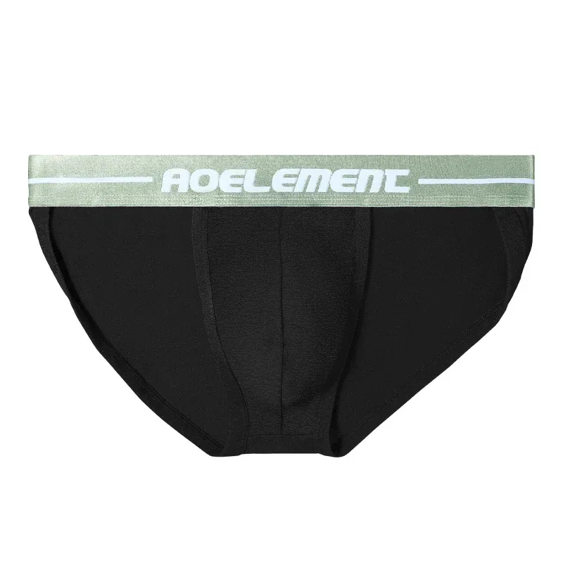 Low waist sexy modal panties men u convex tight high fork T pants sports briefs thong summer thin shorts