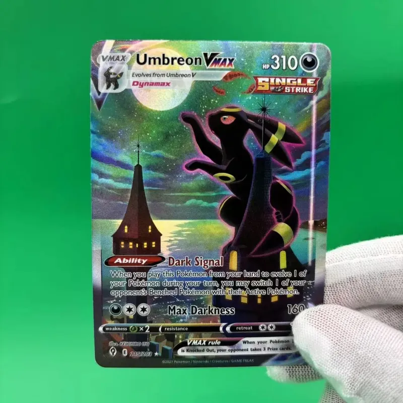 P Collection Cards Mew ex Umbreone Blastoise DIY Self Made Single Card Classic Game Cards Anime Gift Toy — image 25