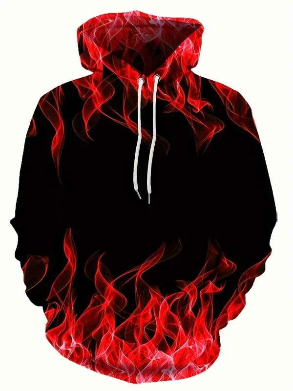 2024 Sudadera con capucha con estampado 3D de llama creativa, sudaderas con capucha geniales para hombre, jersey de primavera y otoño, Sudadera con capucha, ropa Harajuku Y2k de gran tamaño