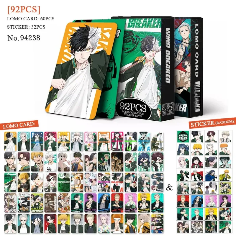 מתקפת אנימה על טיטאן Lomo Card גלויה צעצוע Haikyuu רוקח יומני הונקאאי כוכבי אוסף כרטיסים עם מדבקות מתנה — image 10