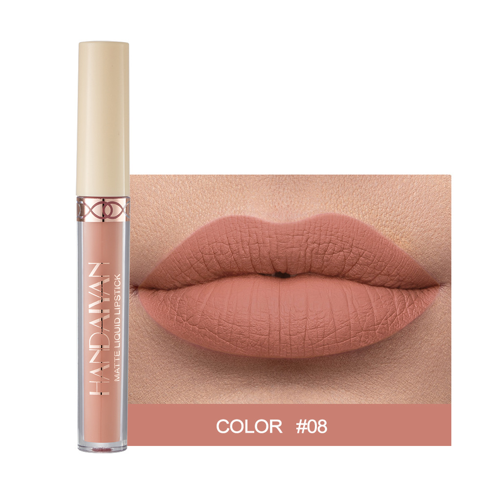 Αδιάβροχο Nude Matte Liquid Lipstick Αντικολλητικό Cup Lip Tint Μακιγιάζ Matte Red Lip Gloss Cosmetics Κραγιόν μακράς διαρκείας Make Up — image 15