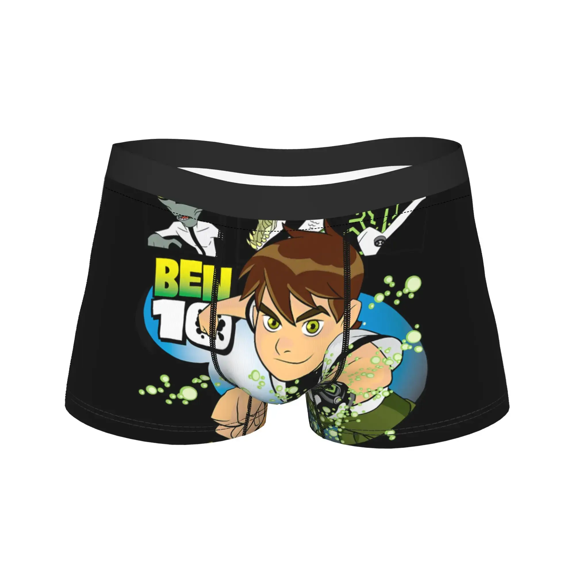 Ben 10 Aliens Underwear Classic Panties Customs Shorts Briefs For Men 3D Pouch Plus Size Trunk