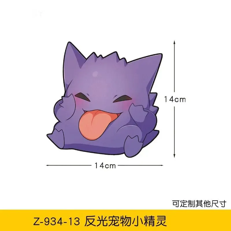20 Phong Cách Pokemon Xe Ô Tô Anime Hình Pikachu Gengar Eevee Charmander Hoạt Hình Dễ Thương Búp Bê Sáng Tạo Miếng Dán Quà Tặng Sinh Nhật