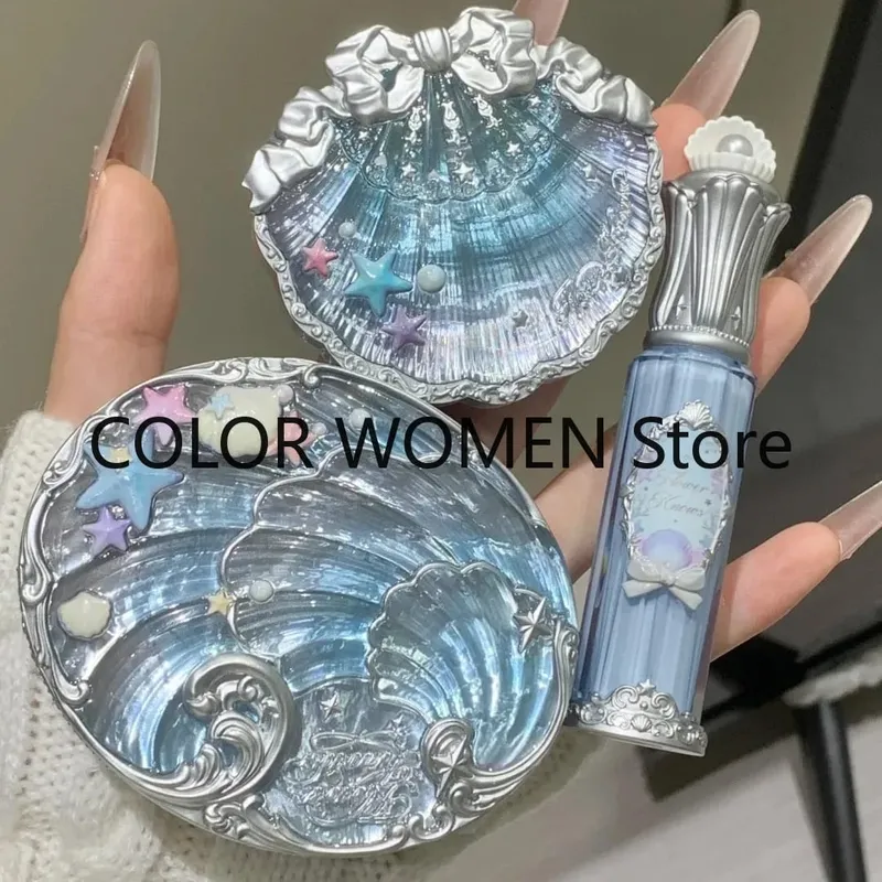 Flower Knows Shell Pearl Series Blush Lipstick Power Mystery Σετ μακιγιάζ Δώρο