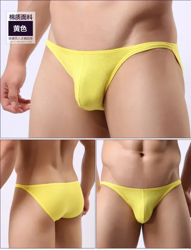 Pure Cotton Low-Waist Sexy Breathable Men's Briefs — image 17