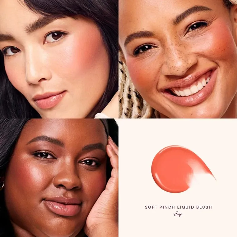 Rare Beauty Liquid Blush Μεταξένιο και Γλιστρά στην Ομαλή Φύση Μεγάλης διάρκειας Πλούτο Happy Hope Delight Stained Lipstick Gloss Μακιγιάζ