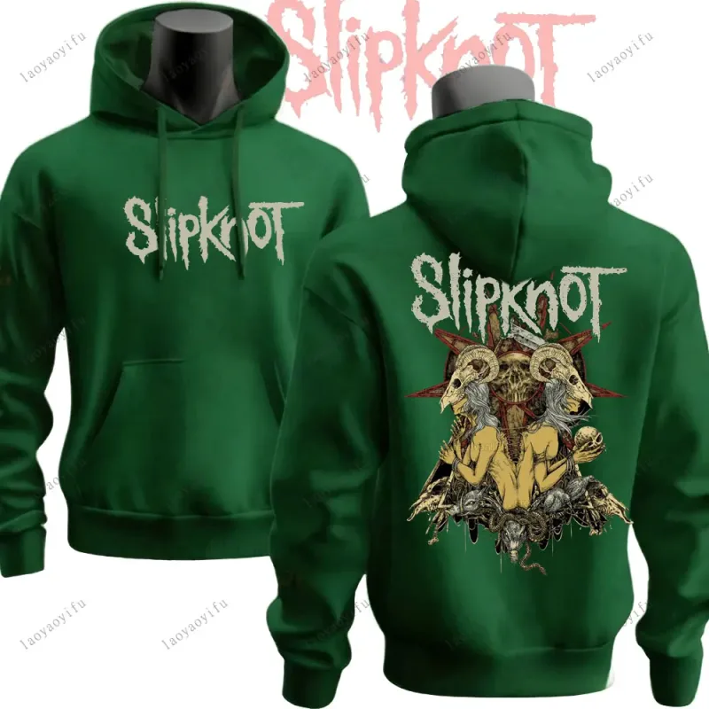 الرجال نمط جديد S-Slipknots الموسيقى شعار المعادن روك باند النساء الرجال هوديي بلوزات الجدة الاتجاه الملابس هودي البلوفرات الشتوية — image 9
