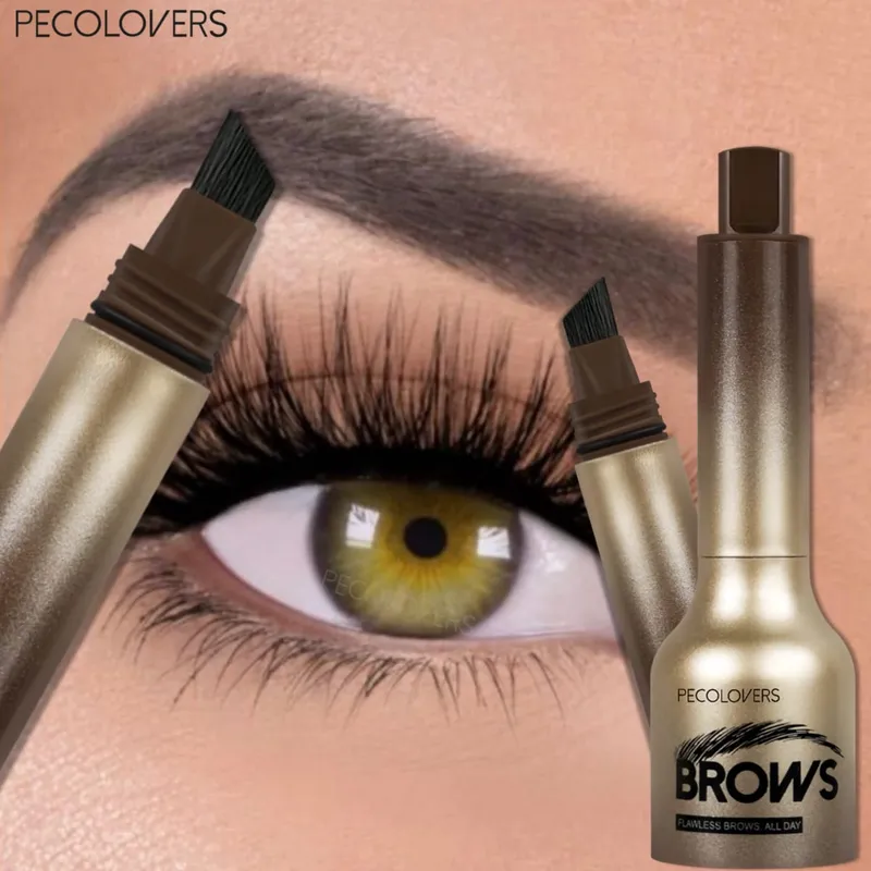 4 Pcs/SET Eyebrow Products Makeup 3 in 1 The Face Contouring Eyebrow Hairline Contour Fine Powder Soft Mist Brow Look