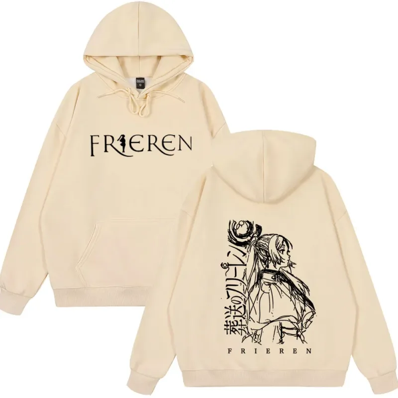 Anime Frieren: au-delà de la fin du voyage sweat à capuche pour hommes femmes vêtements mode polaire sweats hiver mode drôle Style vêtements