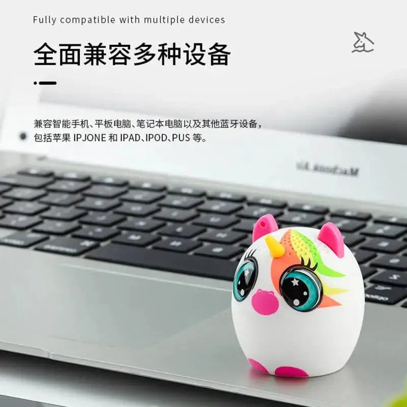 Unicorn Φορητά ηχεία Bluetooth Κλήσεις hands-free Μικρά ηχεία Heavy bass Ασύρματο στερεοφωνικό τηλέφωνο Bluetooth Ηχείο ακροατήριο — image 6