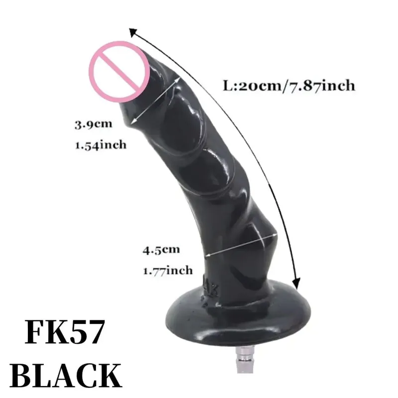 Szexgép Nagy fekete Műpénisz Quick Connector maszturbációs Vibrátor Valósághű műpénisz nőknek Tartozékok Szexjáték felnőtteknek