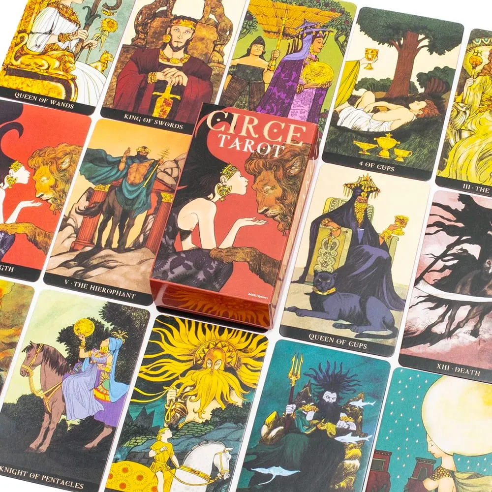 2026 ΝΕΕΣ Circe Cards Tarot 10,3*6cm 78Pcs Divination Fate Deck Επιτραπέζια κάρτα παιχνιδιού για οικογενειακό πάρτι