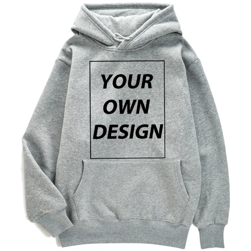 ที่กำหนดเอง DIY พิมพ์ผู้ชายผู้หญิงฤดูใบไม้ร่วงฤดูหนาว Hoodies Casual CLASSIC Pullovers ง่าย Comfy Streetwear นุ่มกีฬาเสื้อผ้า