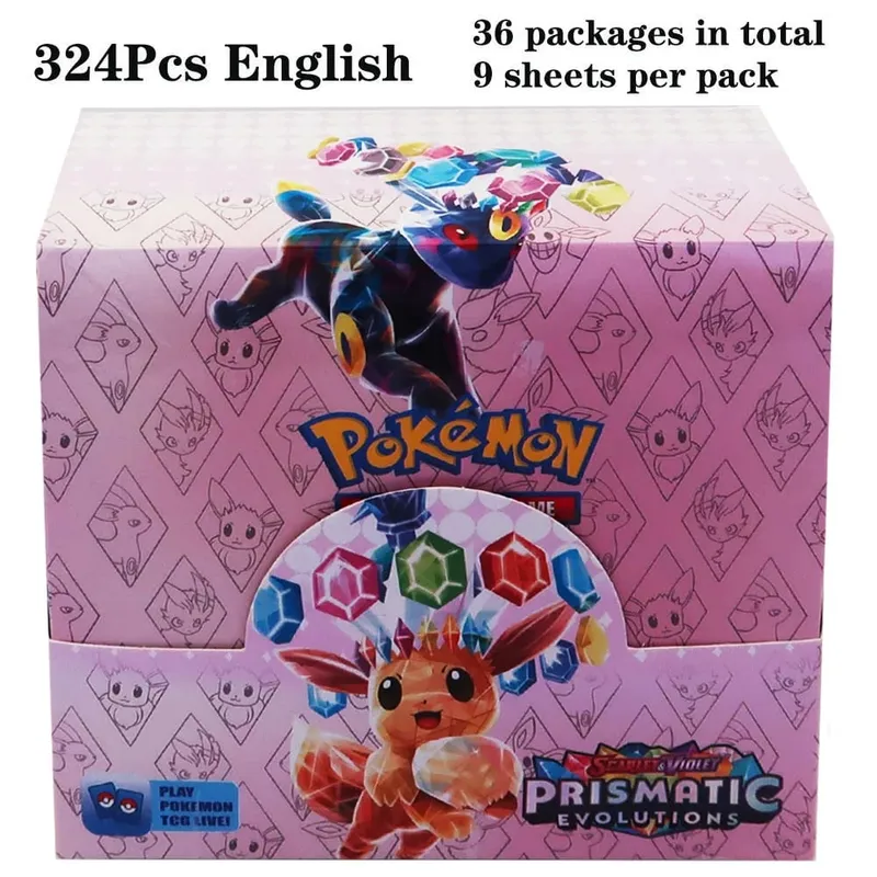 324Pcs Pokemon TCG: Sword & Shield Tempest Bonds Booster Box Trading Card Game Pokemon Kids Toys Επιτραπέζιο παιχνίδι — image 23