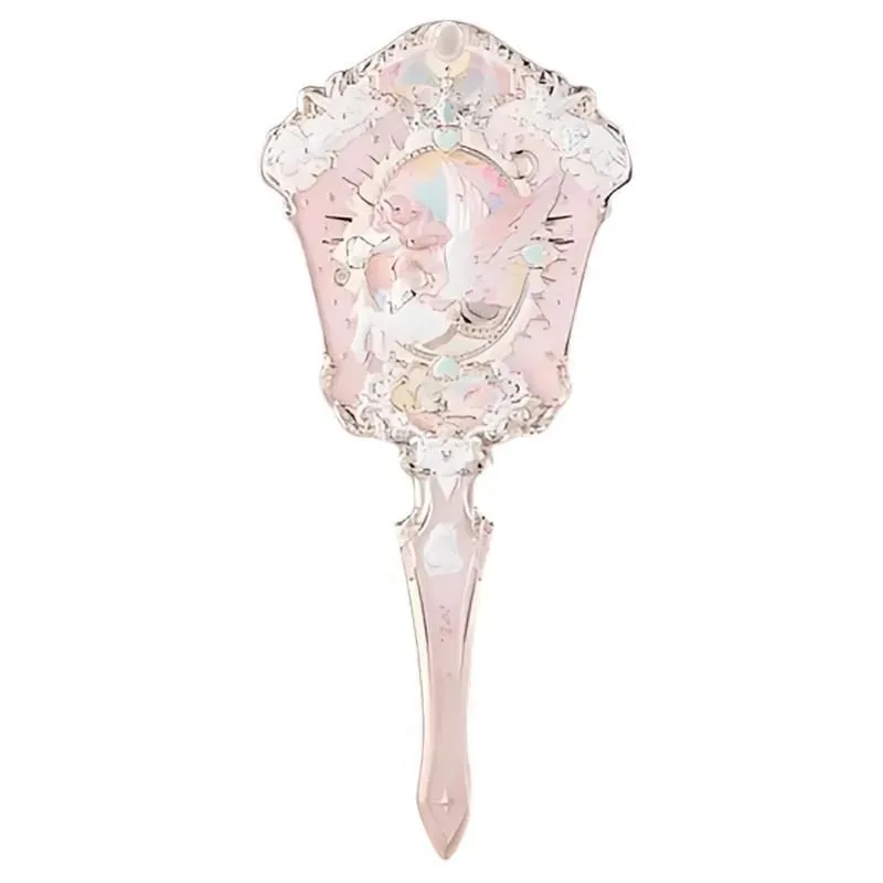 Flower Knows Handheld Makeup Mirror Air Cushion Comb All Series Relief Pattern Limited Color Makeup Tool Kit